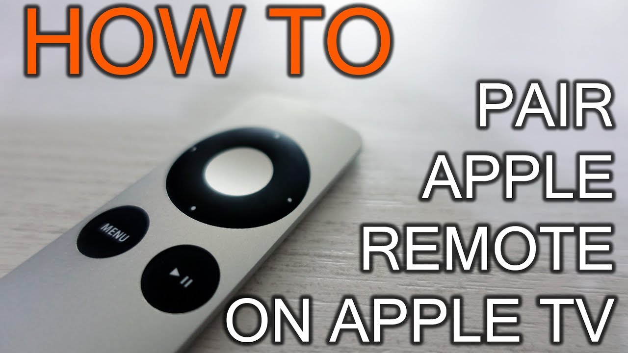 upassende ris Egnet How to Pair Apple Remote - YouTube