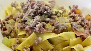 TAGLIATELLE al RAGU' BIANCO _ un Primo Piatto premiato da Chef Giorgione