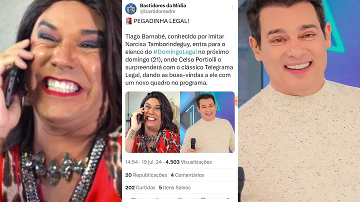 💣 RDD Extra: Narcisa Cai no "Telegrama Legal" em Estréia no "Domingo Legal"