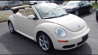 *SOLD* 2008 Volkswagen Beetle 2.5 S Convertible Walkaround, Start up, Tour and Overview