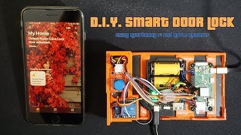 DIY Smart Door Lock using Raspberry Pi + Apple HomeKit