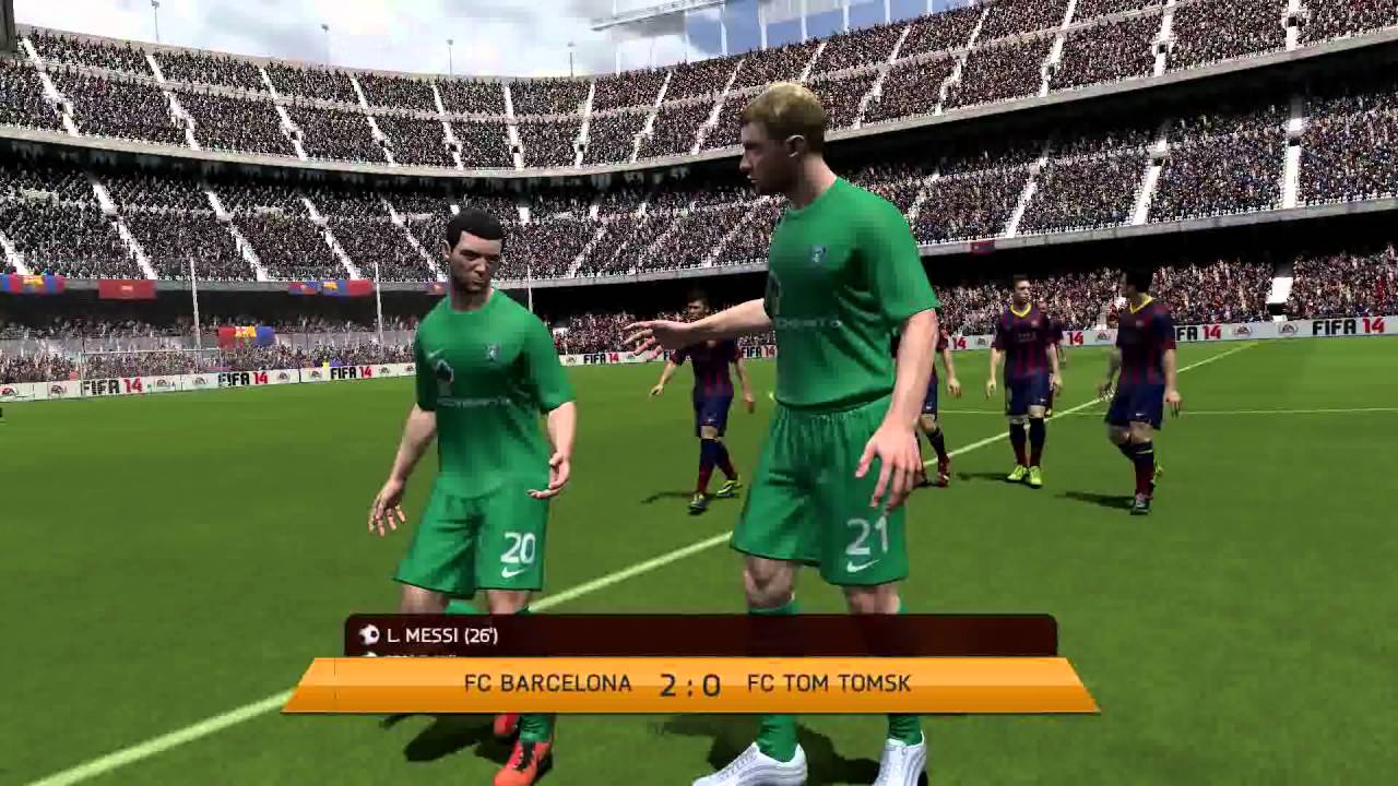 FIFA 14 l Gameplay 147 l Barcelona FC vs Tom Tomsk FC YouTube