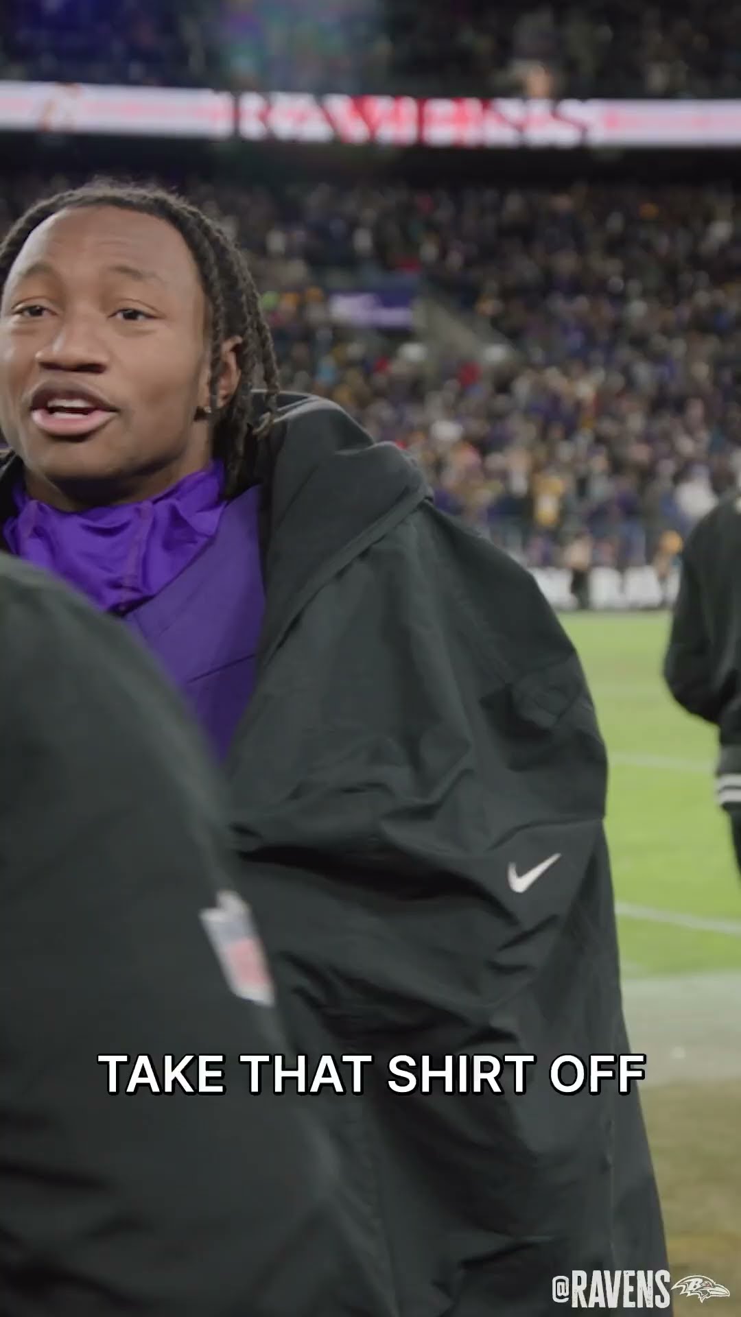 Cold weather can't slow down tradition ? #shorts #nflgameday #ravensflock