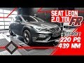 Seat Leon FR 2.0 TDI Chiptuning Stage 1| Dyno - Autobahn 100-200 km/h | mcchip-dkr