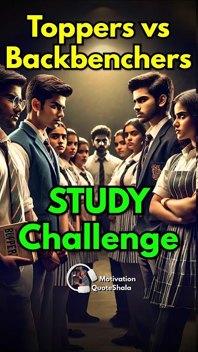 1 Extreme Study Battle 😱 Toppers vs Backbenchers 🔥 Study Tips #studytips #examtips