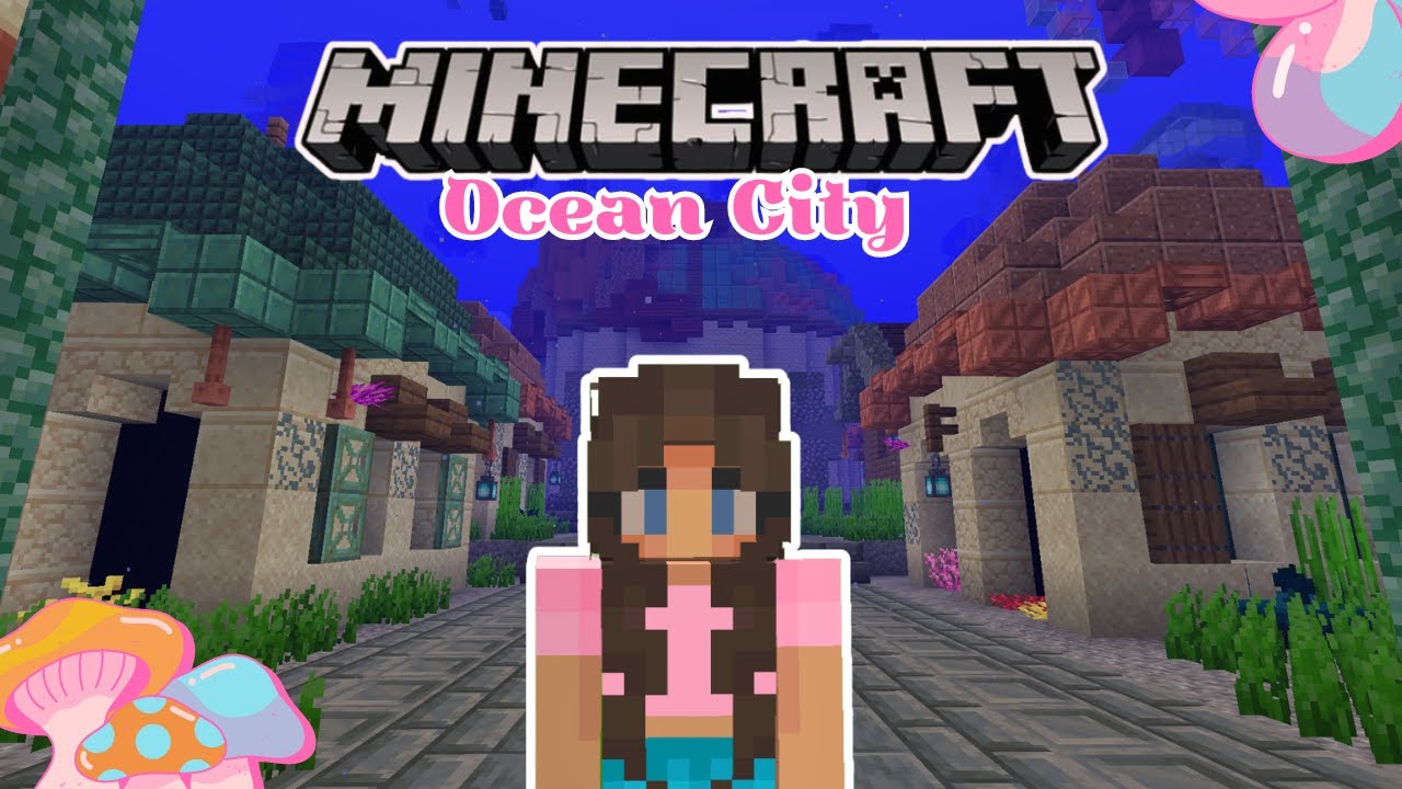 I built a OCEAN CITY in Minecraft!! - YouTube