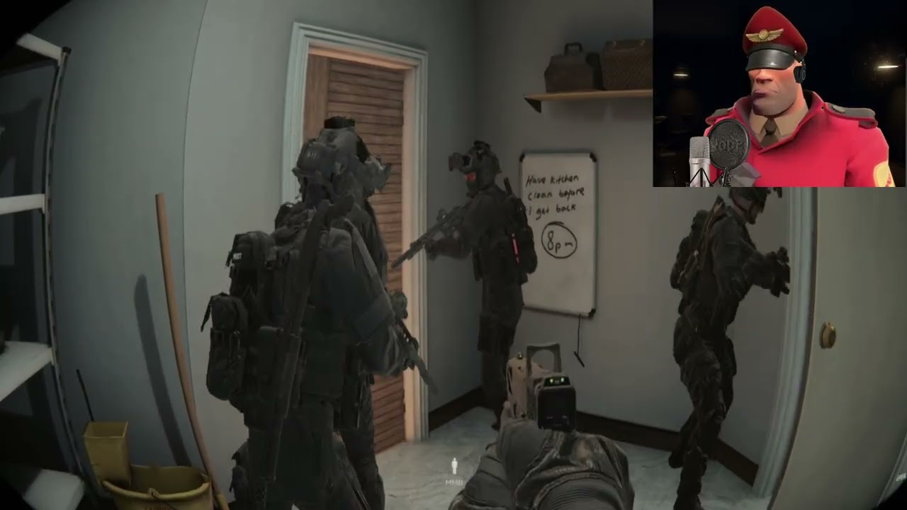 TF2 Солдат играет в Ready Or Not, часть 2. Геймплей.