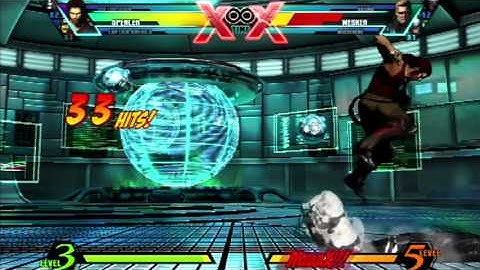 UMvC3 - 5 different level 1 Hyper Combos (Cap/Spencer/Doom)