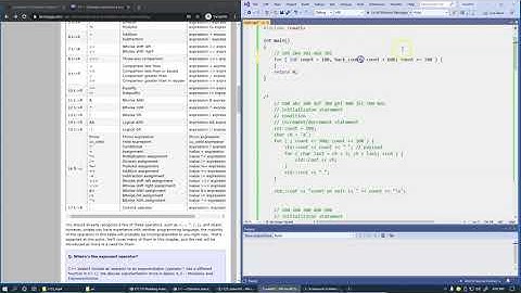 5.10 for loop example with two counters