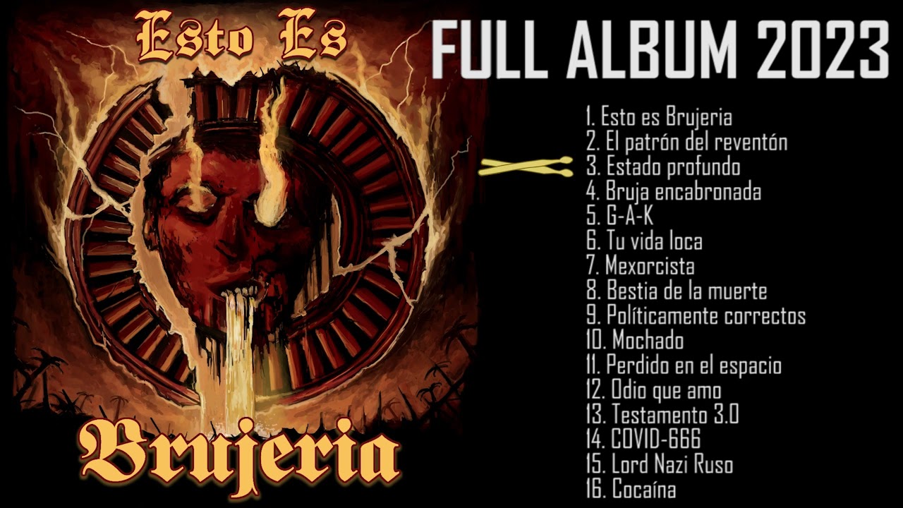 新品】欧2LP Brujeria Esto Es Brujeria(Orange / Red Split