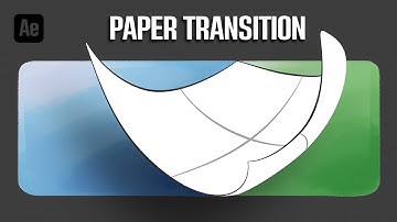 Flying Paper Transition in After Effects
