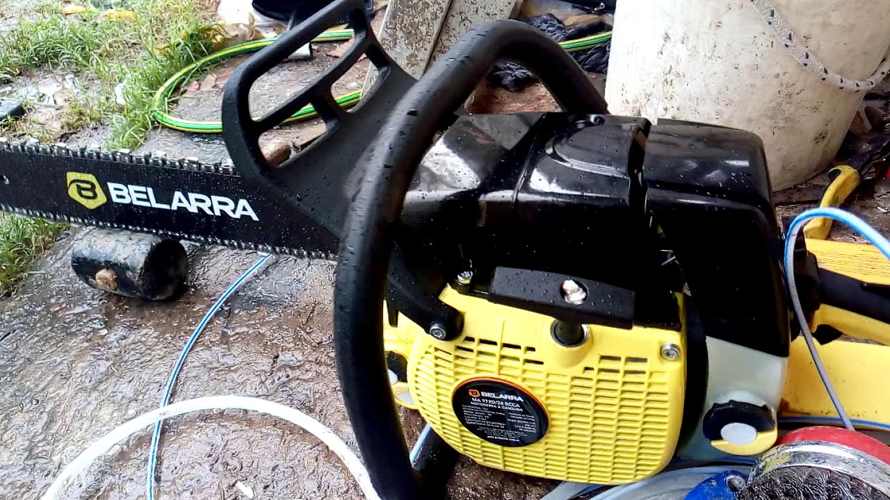 Motosierra belarra 72cc 24pulgadas. - YouTube