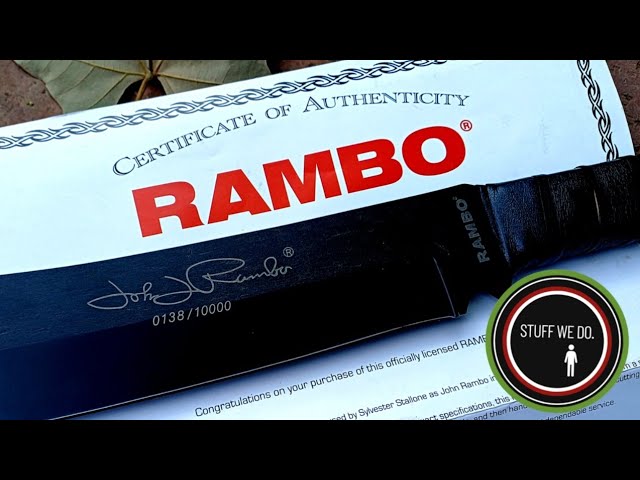 RAMBO PART IV Limited Edition MACHETE SIGNATURE EDITION