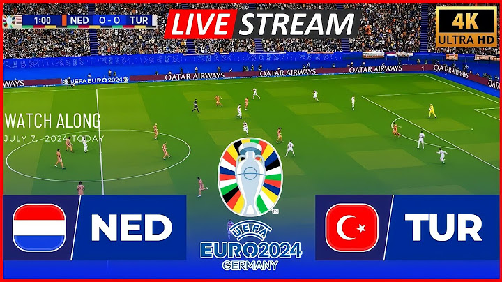 ⚽ オランダ対トルコの試合をライブで観戦。UEFA EURO 2024準々決勝。サッカーの試合のライブシミュレーション