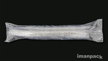 Counting and packaging line for plastic cups (by Imanpack)