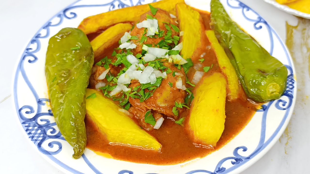 مرقة بطاطا على طريقتي بنة على بنة🤤  mar9et batata