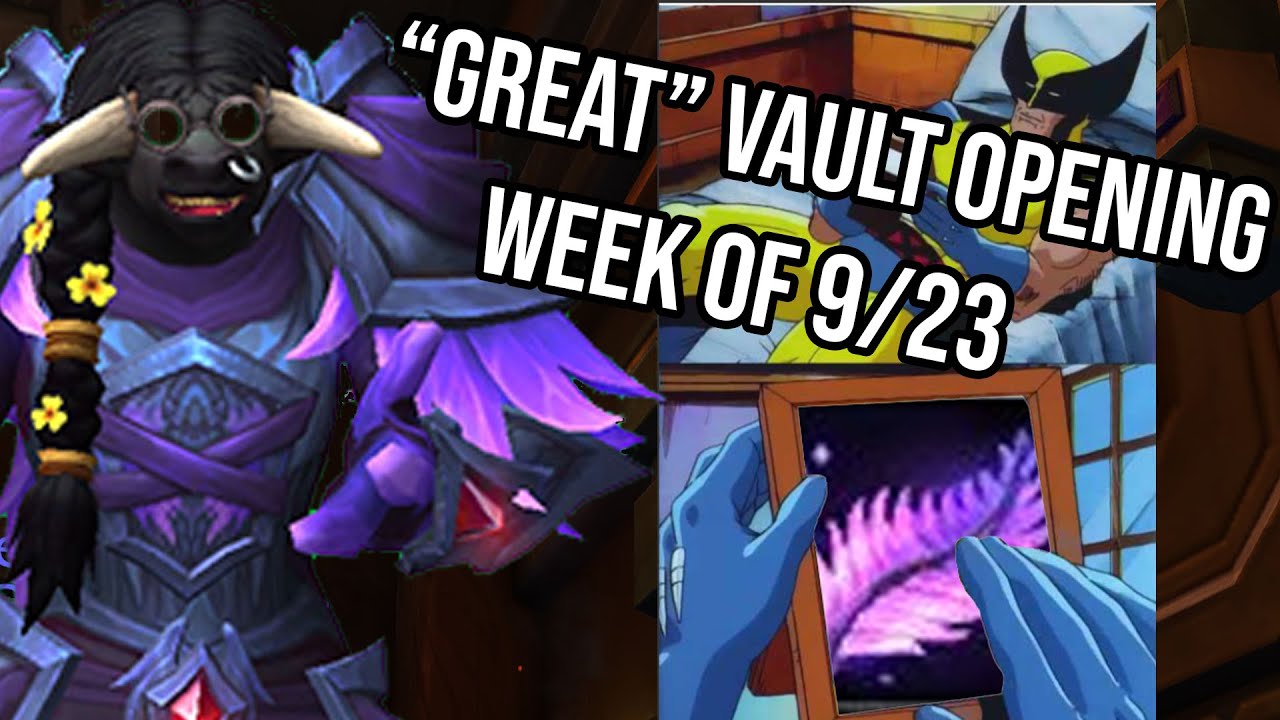 GREAT VAULT OPENING WEEK OF 9/23 (3 Characters) | World of Warcraft: TWW Season 3