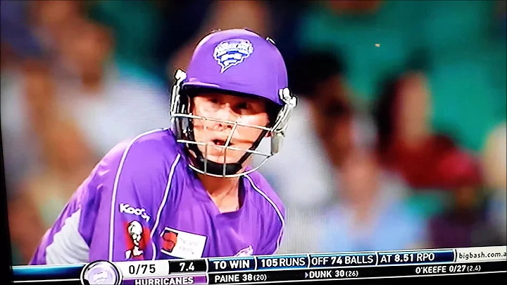 Steven O' Keefe yells out f*ck off- BBL 03