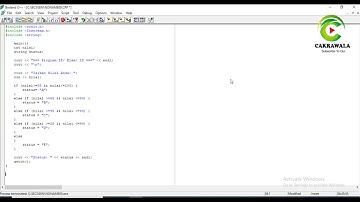 C++ ( Borland ) Percabangan IF - Else dengan Banyak Kondisi.