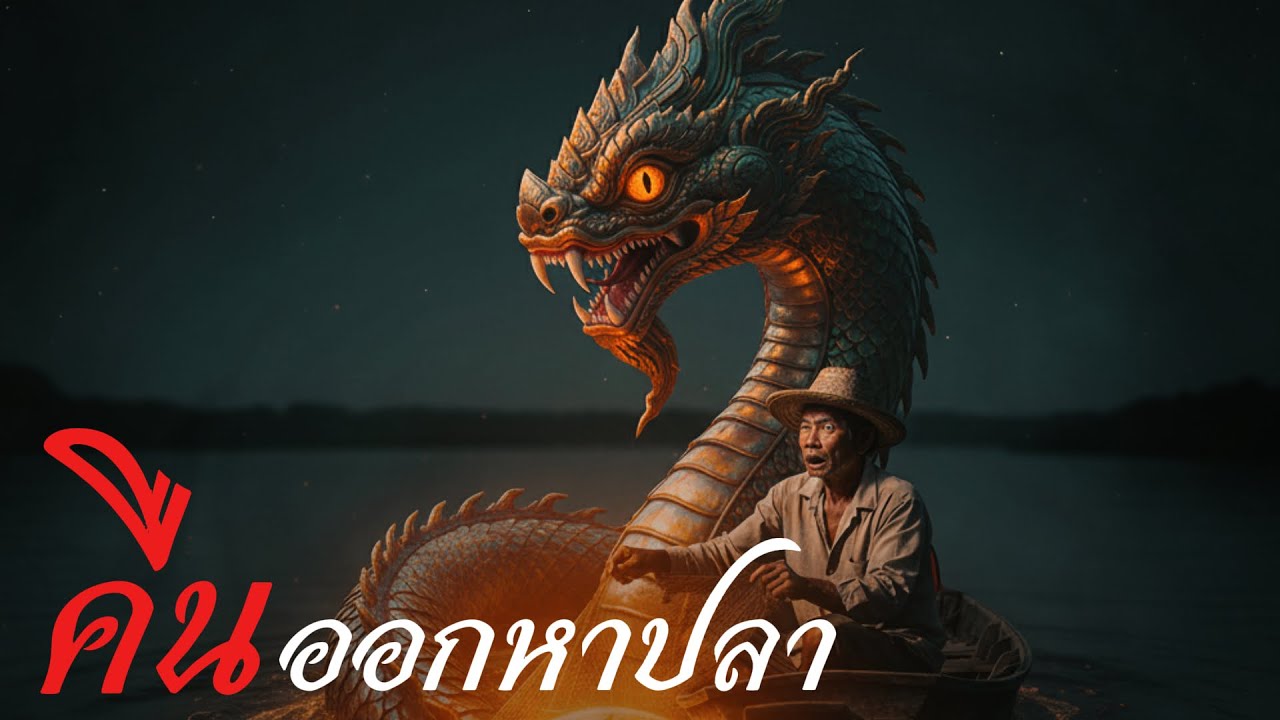 คืนออกหาปลาที่ลุงคำต้องเจอ พญานาค (ลำน้ำโขง) จังหวัด อุบลราชธานี เรื่องเล่าให้หลานฟัง l Ep.59 l