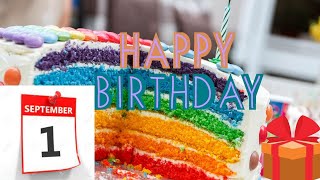 1 september birthday wishes||Happy Birthday Video||Happy Birthday greeting