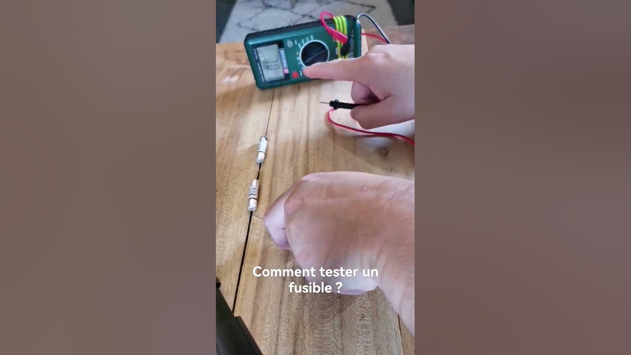 Comment tester un fusible avec un multimetre ? YouTube