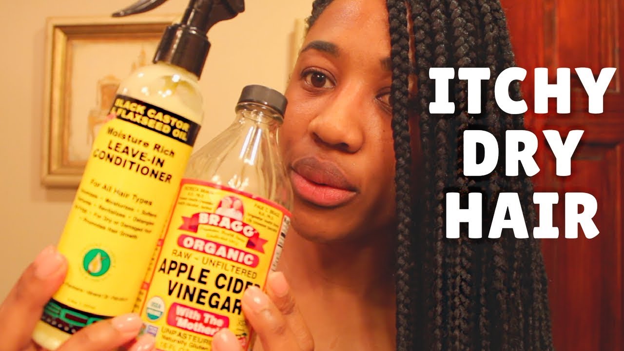 How to Clean and Moisture Scalp with Box Braids Apple Cider Vinegar YouTube