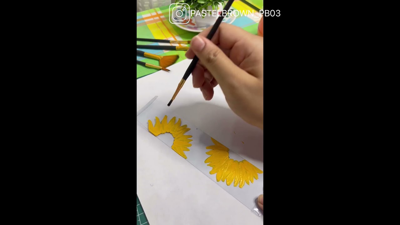 Painting on acrylic sheet 