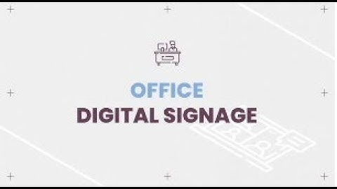 How To Use Digital Signage in The Office | Mvix Digital Signage