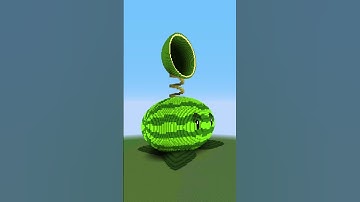 PVZ in Minecraft (WORKING!!) #pvz #minecraft