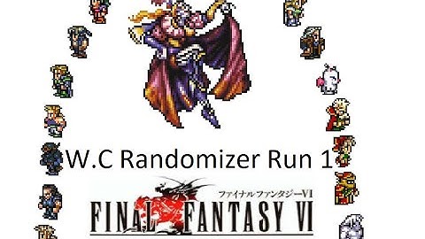 ff6 Worlds Collide Randomizer run 1! (quite lucky on this!)