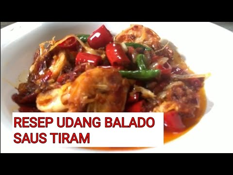 Resep Udang Balado Saus Tiram