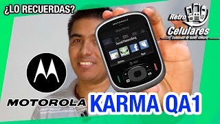 Recuerda MOTOROLA KARMA QA1 (AT&T) cuadrado con curvas 2009 Retro celulares 4K