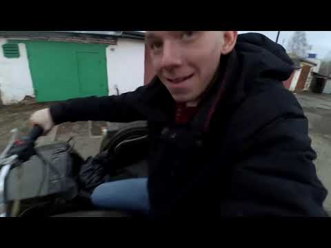 Толян пробует первый раз на мотоцикле УРАЛ! 18+