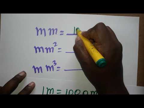Video: Hoe Een Vierkante Millimeter Te Converteren