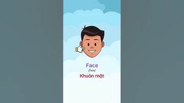 Body parts in English | Các bộ phận cơ thể trong tiếng Anh