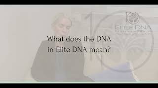 Celebrating 10 Years Of Elite Dna What Does Dna Stand For?
