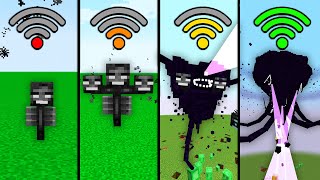 Minecraft - physic wither storm with different Wi-Fi compilation