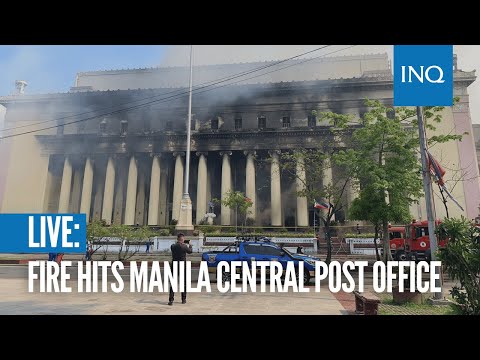 LIVE: Fire hits Manila Post Office