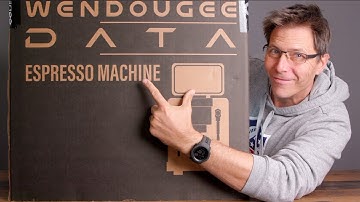 Wendougee Data S Dual Boiler Espresso Machine - Live Unboxing and (hopefully) Setup