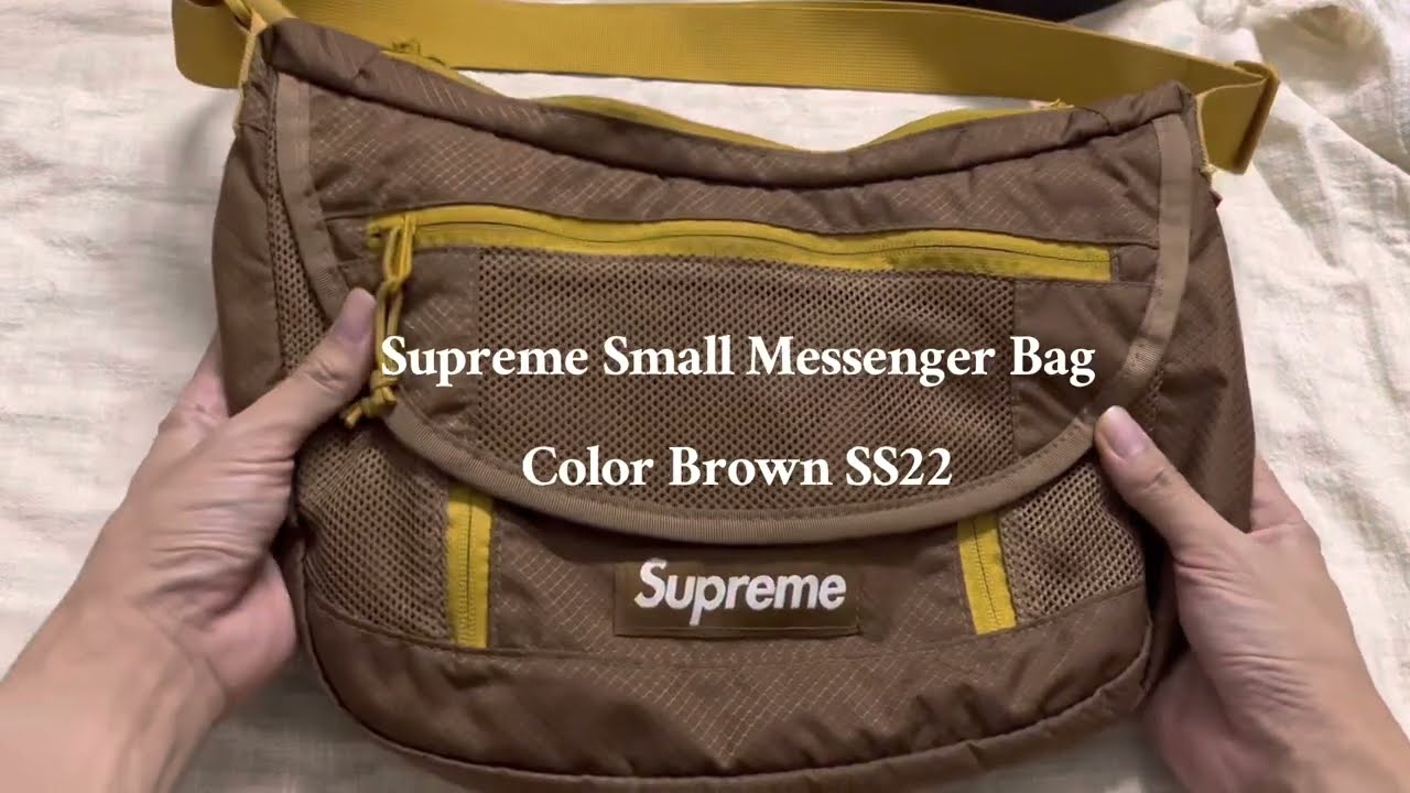 Supreme Small Messenger Bag - Color Brown SS22