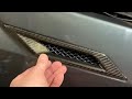 CTS-V Carbon Fiber Fender Vent Install and Review