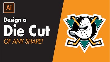 How to make Die Cuts - Adobe Illustrator Tutorial for Beginners