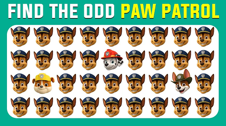 Find the ODD One Out? -PAW PATROL Edition | Quacky Quiz