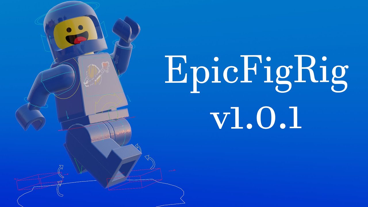 inkompetence Rettelse Udpakning EpicFigRig v1.0.1 | Lego Blender Rig FREE - YouTube