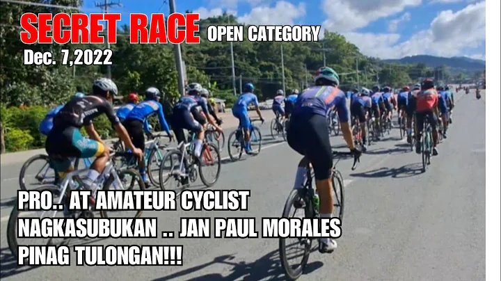 PRO AT AMATEUR CYCLIST NAGKASUBUKAN JAN PAUL MORAL...