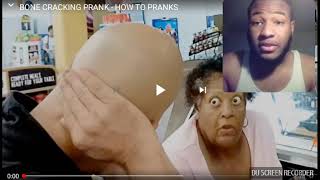Bone Cracking Prank - How To Pranks Reaction