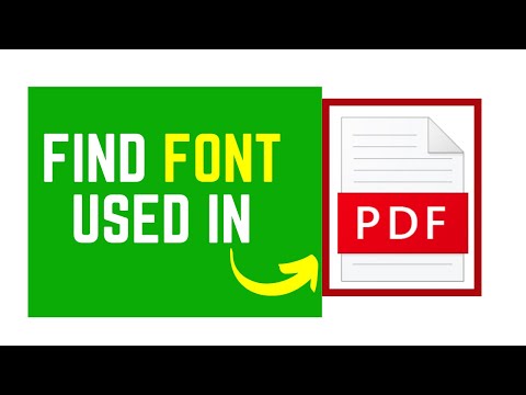 Video: Ako zmením písmo v PDF?