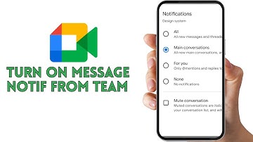 GOOGLE MEET- HOW TO TURN ON MESSAGE NOTIFICATION FROM TEAM