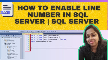 How to Enable Line Numbers in SQL SERVER | SQL SERVER